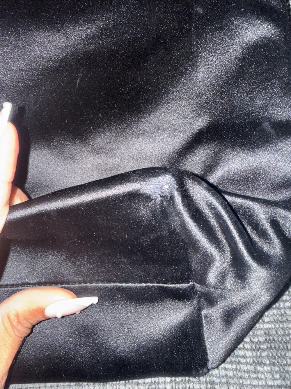 Prada Black Nylon Shopper Tote with Triangle Logo Plaque - Picture 6 of 13